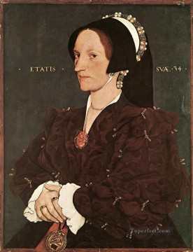  Hans Oil Painting - Portrait of Margaret Wyatt Lady Lee Renaissance Hans Holbein the Younger